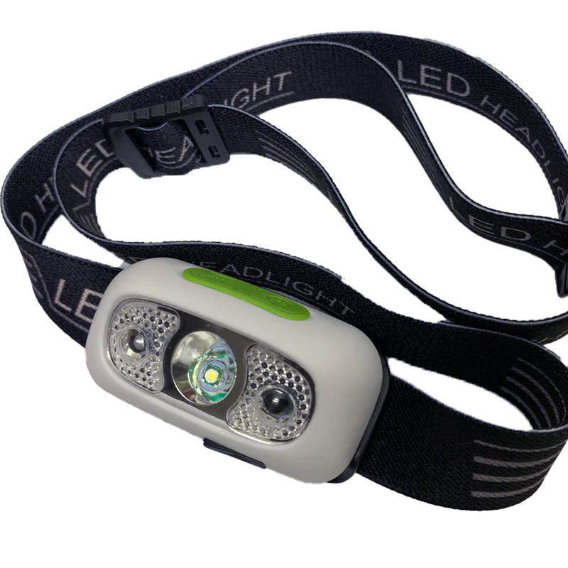 Rechargeable Head Torch with Motion Sensor