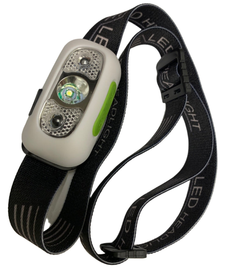 Rechargeable Head Torch with Motion Sensor