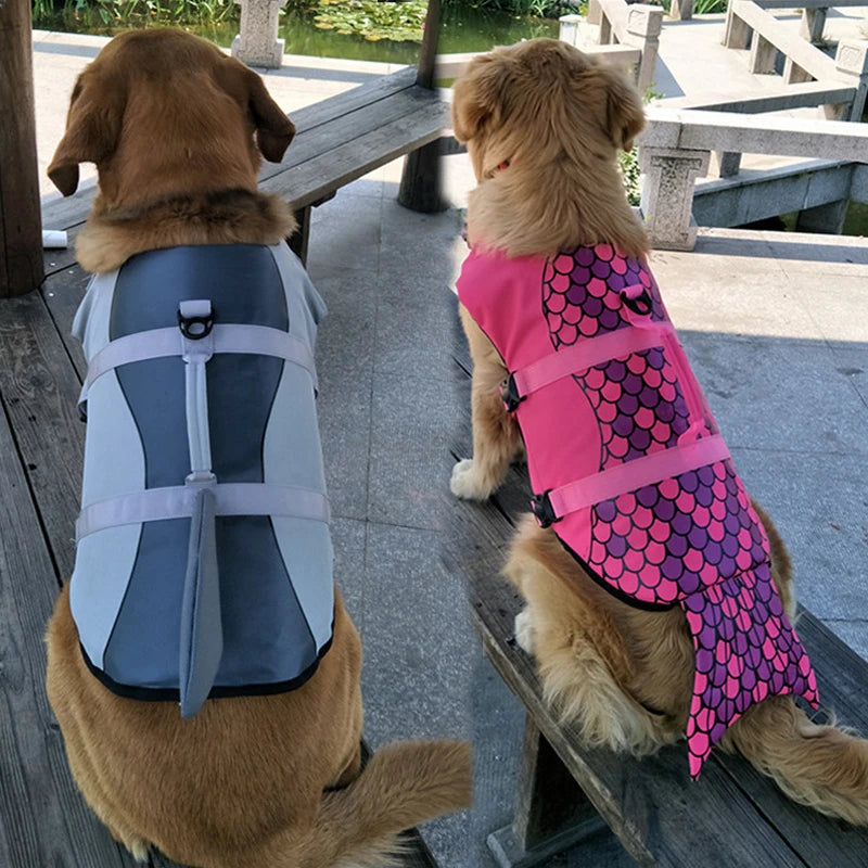 Dog Life Jacket - Shark and Mermaid