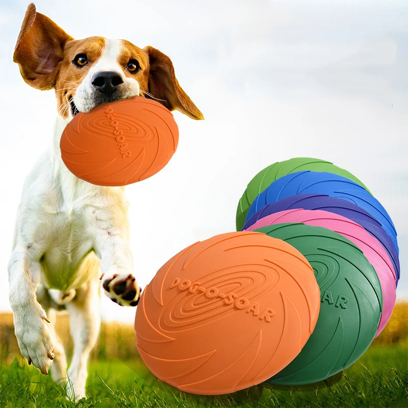 Dog Toy Rubber Frisbee