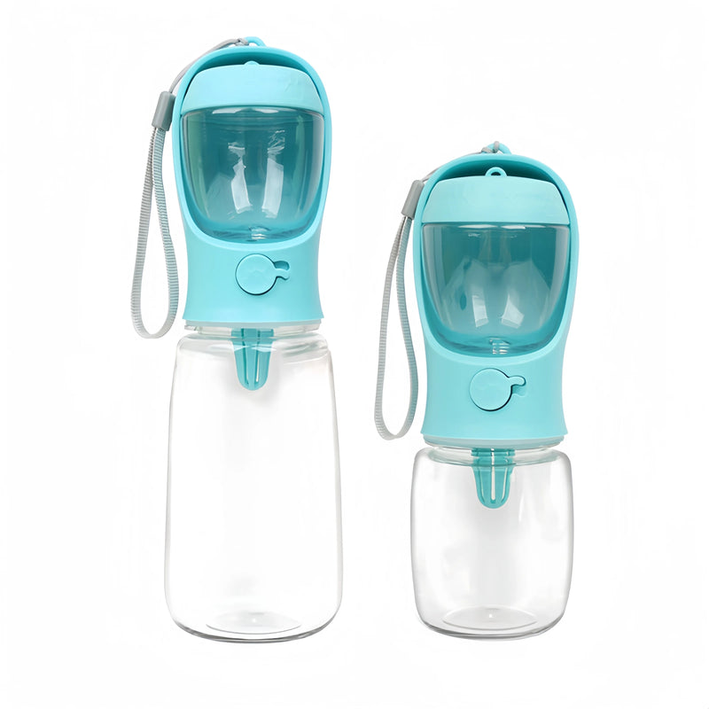 Portable Dog Water Bottle with Food Storage