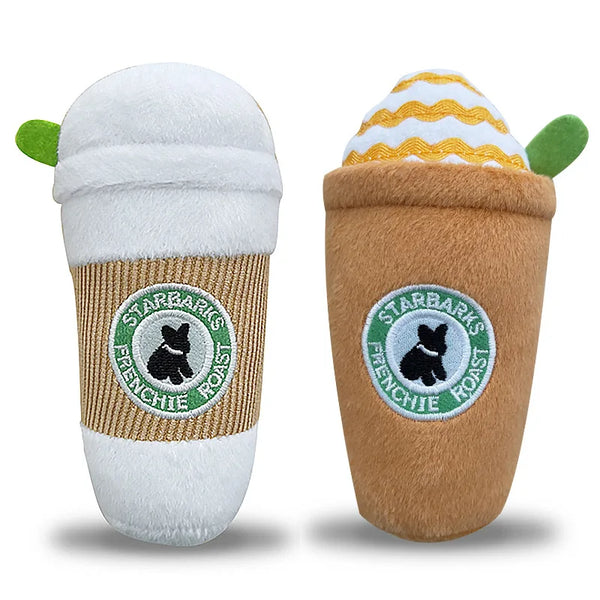 Dog Coffee Cup Plush Toy