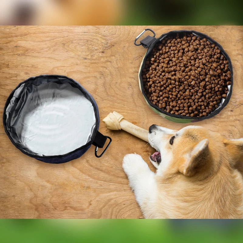 Portable Foldable Dog Bowls