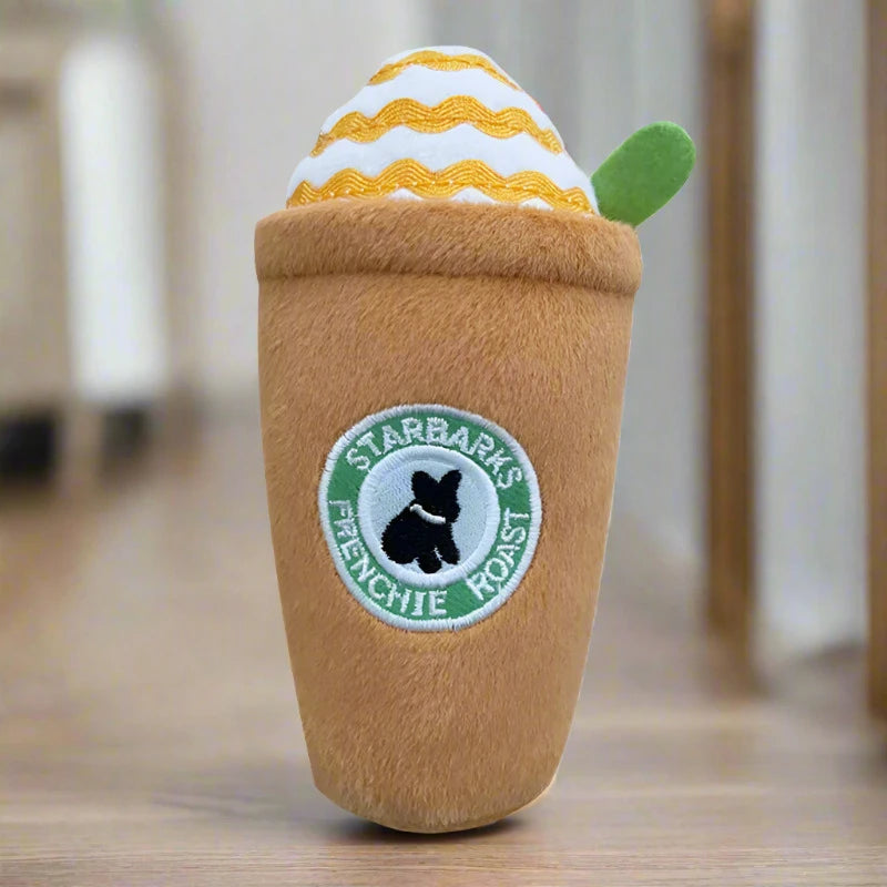 Dog Coffee Cup Plush Toy