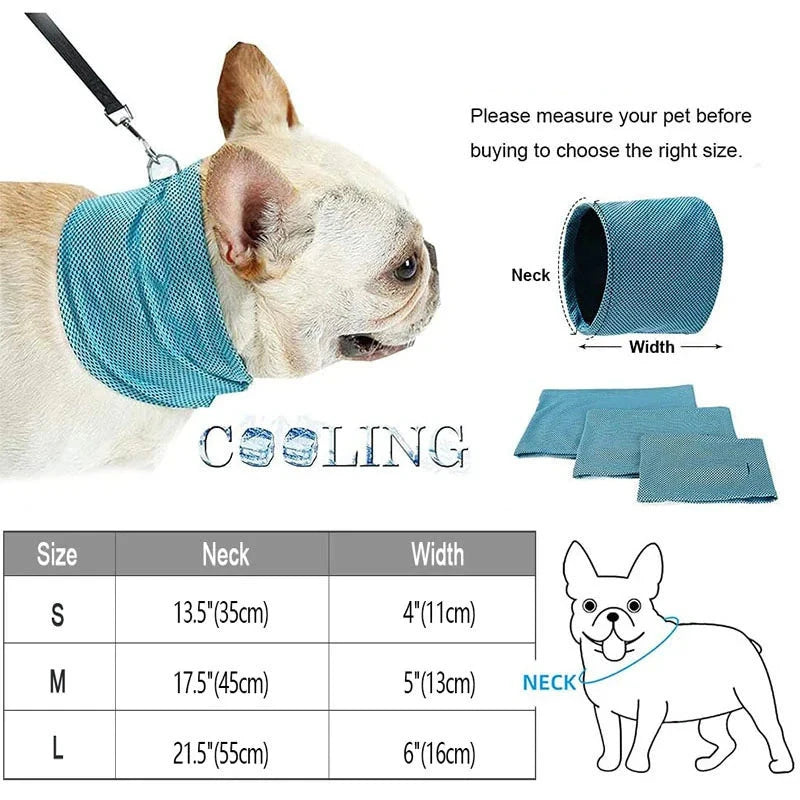 Instant Cooling Dog Bandana