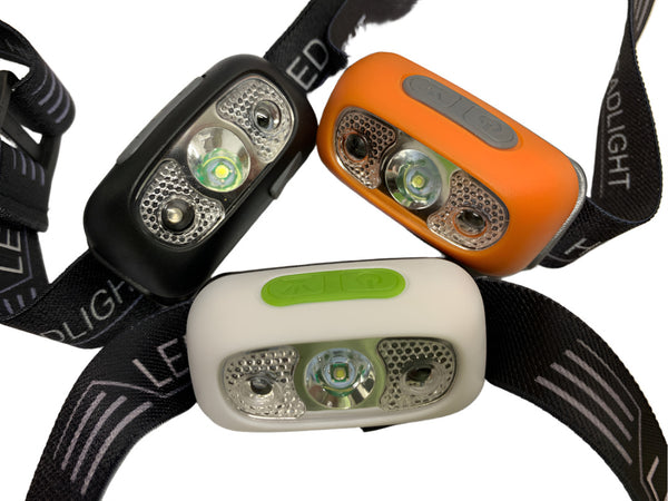 Rechargeable Head Torch with Motion Sensor
